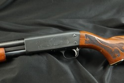 Ithaca 1970s Model 37 Featherlight Engraved 20 GA 28" Fixed Full Slam Fire Pump Action Shotgun 1970 C&R - 9