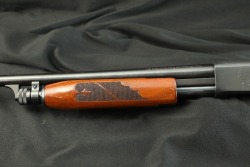 Ithaca 1970s Model 37 Featherlight Engraved 20 GA 28" Fixed Full Slam Fire Pump Action Shotgun 1970 C&R - 10