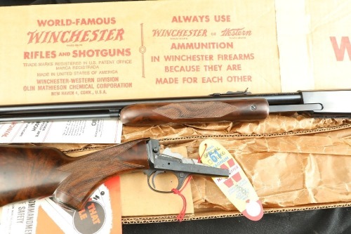 Winchester 1950s Model 61 Special Deluxe .22 WMR 24” Pump Action Rifle & Box 1959 C&R