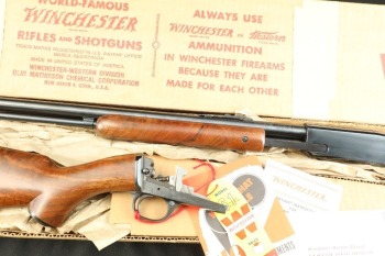 Winchester 1950s Model 61 Special Semi-Deluxe .22 S/L/LR 24" Pump Action Rifle & Box 1958 C&R