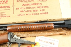 Winchester 1950s Model 61 .22 WMR 24” Pump Action Rifle & Box 1959 C&R - 4