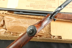 Winchester 1950s Model 61 Engraved Deluxe Gallery Gun .22 Short 24" Pump Action Rifle & Box 1957 C&R - 10