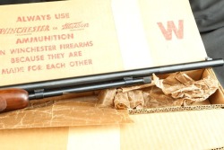 Winchester 1950s Model 61 Engraved Deluxe Gallery Gun .22 Short 24" Pump Action Rifle & Box 1957 C&R - 20