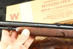 Winchester 1950s Model 61 Engraved Deluxe Gallery Gun .22 Short 24" Pump Action Rifle & Box 1957 C&R - 22