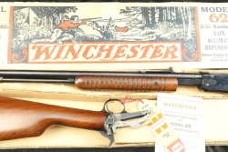 Wartime Winchester 1940s Model 62A .22 S/L/LR 23” Pump Action Rifle & Box 1942 C&R