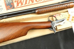 Wartime Winchester 1940s Model 62A .22 S/L/LR 23” Pump Action Rifle & Box 1942 C&R - 3