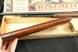 Wartime Winchester 1940s Model 62A .22 S/L/LR 23” Pump Action Rifle & Box 1942 C&R - 7