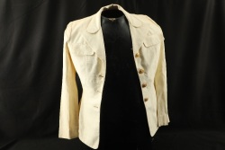 US Navy Post-WW2 Women’s Chief Pharmacist Mate CPO Badged White Summer Service Dress Uniform: Jacket, Skirt, Hat - 3