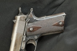 US Army Pre-WW1 Springfield Armory Model 1911 .45 ACP 5” Semi-Auto Pistol W/ Unique Early Springfield “Folded Over Frame” Lanyard Loop Two Tone Magazine 1914 C&R - 8