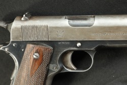 US Army Pre-WW1 Springfield Armory Model 1911 .45 ACP 5” Semi-Auto Pistol W/ Unique Early Springfield “Folded Over Frame” Lanyard Loop Two Tone Magazine 1914 C&R - 19