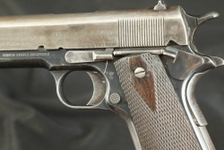 US Army Pre-WW1 Springfield Armory Model 1911 .45 ACP 5” Semi-Auto Pistol W/ Unique Early Springfield “Folded Over Frame” Lanyard Loop Two Tone Magazine 1914 C&R - 24