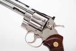 Colt 1980s Python I3681 .357 Magnum 8” SA/DA Nickel Revolver & Box 1980 NO CA - 11