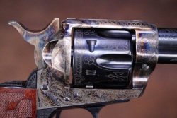 Italian Made 2020s Pietta EMF GWII Deluxe “Grande Californian” Engraved .45 LC 4 3/4" SAA Single Action Revolver & Box 2020 - 9