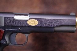 Colt Friends of NRA 2011 Gun of the Year Engraved & Gold Plated 1911 .45 ACP 5” Semi-Auto Pistol 2010 - 10