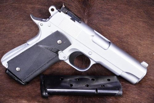 Custom 1970s 1980s Colt Combat Commander .45 ACP Pachmayr-Style 1911 4 ¼” Semi-Auto Pistol 1978