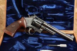 Smith & Wesson S&W The .357 Magnum Pre-Model 27 6.5&rdquo; DA/SA Revolver & Case 1954 C&R