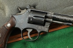 Smith & Wesson S&W Pre-Model 18 .22 LR 4&rdquo; Revolver & Case 1965 C&R - 3