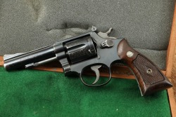 Smith & Wesson S&W Pre-Model 18 .22 LR 4&rdquo; Revolver & Case 1965 C&R - 5