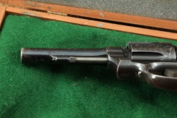 Smith & Wesson S&W Pre-Model 18 .22 LR 4&rdquo; Revolver & Case 1965 C&R - 9