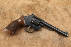 Smith & Wesson S&W Pre-Model 17 K-22 .22 LR 6" DA/SA Revolver, Fishhook Hammer 1947 C&R