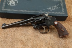 Smith & Wesson Pre-War K-22 "Outdoorsman" 1st Model .22 LR 6" DA/SA Revolver 1931-1940 C&R - 5