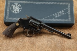Smith & Wesson Pre-War K-22 &ldquo;Outdoorsman&rdquo; 1st Model .22 LR 6&rdquo; DA/SA Revolver 1931-1936 C&R