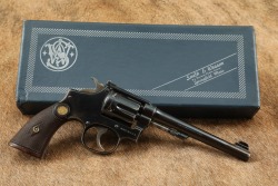 Smith & Wesson Pre-War K-22 &ldquo;Outdoorsman&rdquo; 1st Model .22 LR 6&rdquo; DA/SA Revolver 1931-1936 C&R - 2