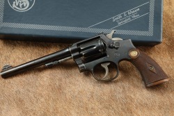 Smith & Wesson Pre-War K-22 &ldquo;Outdoorsman&rdquo; 1st Model .22 LR 6&rdquo; DA/SA Revolver 1931-1936 C&R - 6