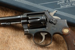 Smith & Wesson Pre-War K-22 &ldquo;Outdoorsman&rdquo; 1st Model .22 LR 6&rdquo; DA/SA Revolver 1931-1936 C&R - 8