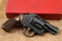 Smith & Wesson 5-Screw Pre-Model 36 Chiefs Special .38 Special 2&Prime; DA/SA Revolver & Box 1951-1952 C&R