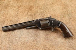 Antique US Civil War Era Smith & Wesson Model 2 &ldquo;Old Army&rdquo; .32 RF 6&rdquo; Tip-up Revolver 1865 - 5