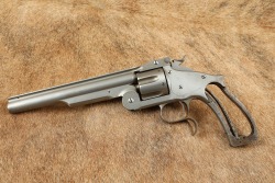 Antique Smith & Wesson S&W Tool Room 2nd Model Russian .44 Cal. 7&rdquo; White Revolver Presented to Charles Alonzo King - 5