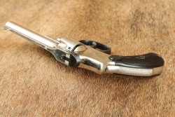 Smith & Wesson Nickeled .32 Safety Hammerless 2nd Model .32 S&W 3.5&rdquo; DA Revolver & Box 1902-1909 C&R - 15