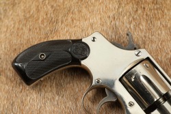 Factory Nickel Smith & Wesson .32 Hand Ejector 3rd Model .32 S&W Long 3.25&Prime; DA/SA Revolver C&R - 2