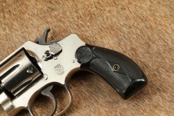 Factory Nickel Smith & Wesson .32 Hand Ejector 3rd Model .32 S&W Long 3.25&Prime; DA/SA Revolver C&R - 8