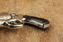 Factory Nickel Smith & Wesson .32 Hand Ejector 3rd Model .32 S&W Long 3.25&Prime; DA/SA Revolver C&R - 12