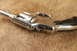 Factory Nickel Smith & Wesson .32 Hand Ejector 3rd Model .32 S&W Long 3.25&Prime; DA/SA Revolver C&R - 15