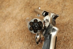 Factory Nickel Smith & Wesson .32 Hand Ejector 3rd Model .32 S&W Long 3.25&Prime; DA/SA Revolver C&R - 19