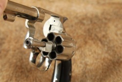 Factory Nickel Smith & Wesson .32 Hand Ejector 3rd Model .32 S&W Long 3.25&Prime; DA/SA Revolver C&R - 21