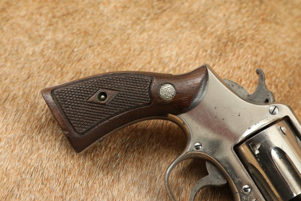 Factory Nickel Smith & Wesson .32-20 Hand Ejector Model of 1905