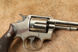 Factory Nickel Smith & Wesson .32-20 Hand Ejector Model of 1905 4th Change 6&rdquo; DA/SA Revolver C&R - 3