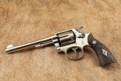 Factory Nickel Smith & Wesson .32-20 Hand Ejector Model of 1905 4th Change 6&rdquo; DA/SA Revolver C&R - 5