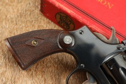 Smith & Wesson Pre-War K-22 &ldquo;Outdoorsman&rdquo; 1st Model .22 LR 6&rdquo; DA/SA Revolver W/ Box & Letter &rsquo;36 C&R - 2