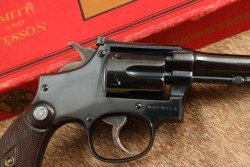 Smith & Wesson Pre-War K-22 &ldquo;Outdoorsman&rdquo; 1st Model .22 LR 6&rdquo; DA/SA Revolver W/ Box & Letter &rsquo;36 C&R - 3