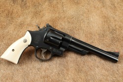 Ivory Grips Smith & Wesson .44 Hand Ejector 4th Model of 1950 Target .44 Spl 6.5&Prime; DA/SA Revolver C&R