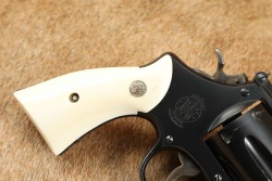 Ivory Grips Smith & Wesson .44 Hand Ejector 4th Model of 1950 Target .44 Spl 6.5&Prime; DA/SA Revolver C&R - 2