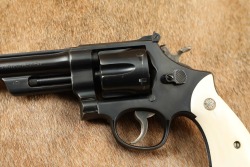 Ivory Grips Smith & Wesson .44 Hand Ejector 4th Model of 1950 Target .44 Spl 6.5&Prime; DA/SA Revolver C&R - 7