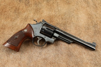 Smith & Wesson Bright Blue 44 Hand Ejector 4th Model of 1950 Target .44 Special Revolver 1950-55 C&R