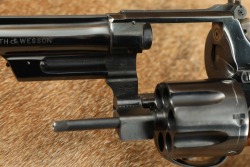 Smith & Wesson Bright Blue 44 Hand Ejector 4th Model of 1950 Target .44 Special Revolver 1950-55 C&R - 24