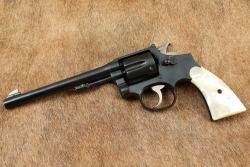 Smith & Wesson .32-20 Hand Ejector Target Model of 1905 1st Change .32 WCF 6&rdquo; Revolver 1906-1907 C&R - 5